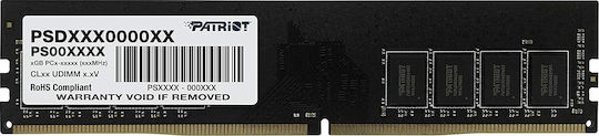 Patriot Signature Line DDR4 with Module 1x16GB and Speed 3200 for Desktop PSD416G32002
