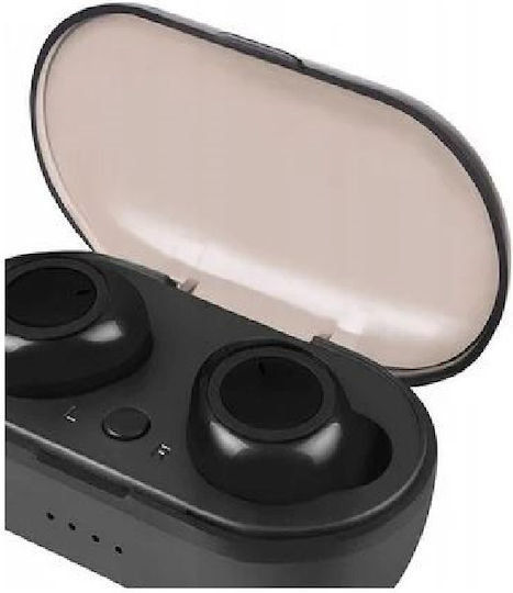 Earbud Bluetooth Handsfree Earphones with Charging Case Black view 4