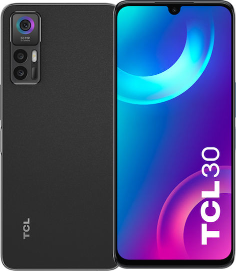 TCL 30 Dual SIM (4GB/64GB) Techno Black view 1