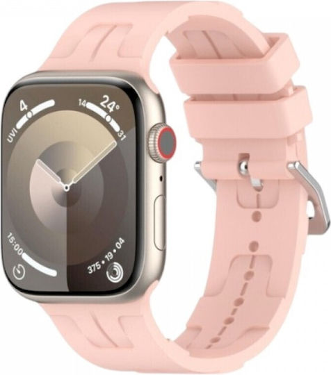 S9 Pro Max 49mm Smartwatch with Heart Rate Monitor (Pink)