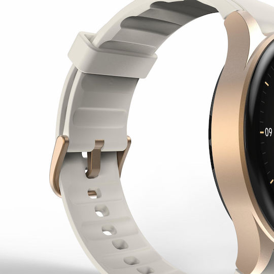 HAMA 8900 Waterproof Smartwatch with Heart Rate Monitor (Gray-Gold) view 6