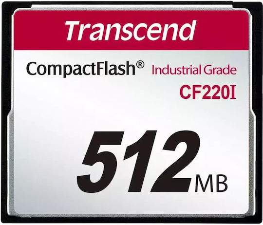 Transcend Industrial Memory Card Cf Cf220i 512mb view 1