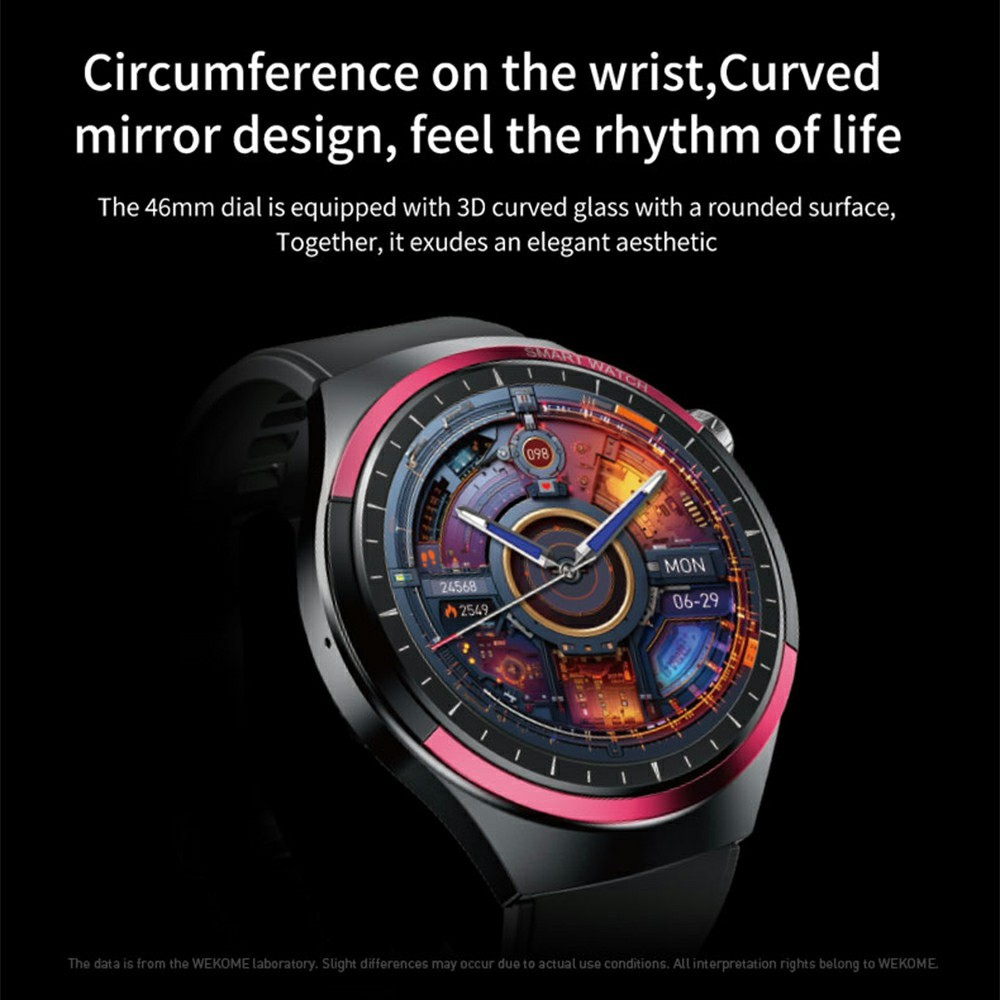 WK WH-05 Smartwatch with Heart Rate Monitor (Black) view 6