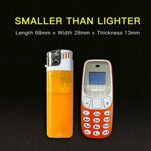 L8STAR BM10 Mini Dual SIM Mobile with Buttons Burgundy view 4