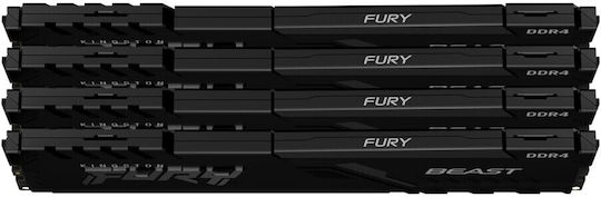Kingston FURY Beast DDR4 64GB RAM with 4x16GB Modules and Speed 3200 for Desktop KF432C16BB1K4/64 vue 5