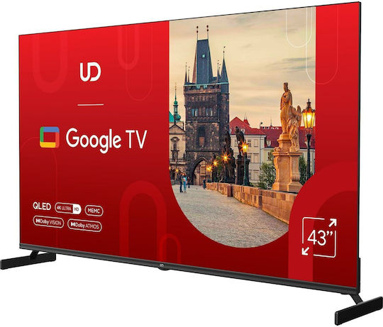 UD Smart Television 43" 4K UHD QLED 43QGU7210S HDR (2024) view 4