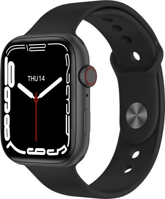i7 Pro Smartwatch with Heart Rate Monitor (Black)
