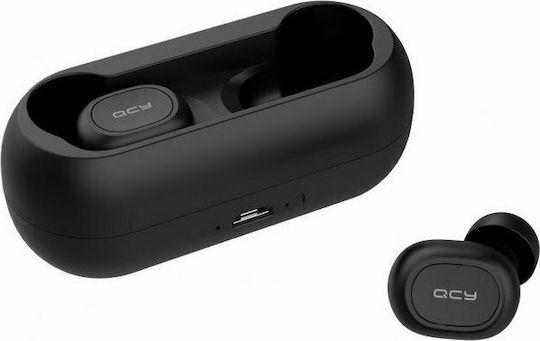 QCY T1c In-ear Bluetooth Handsfree Earphones with Charging Case Black view 9