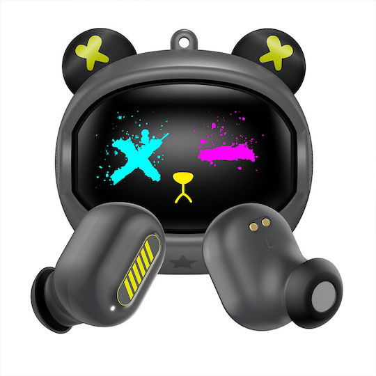 Onikuma T20 In-ear Bluetooth Handsfree Earphones with Charging Case Black view 1