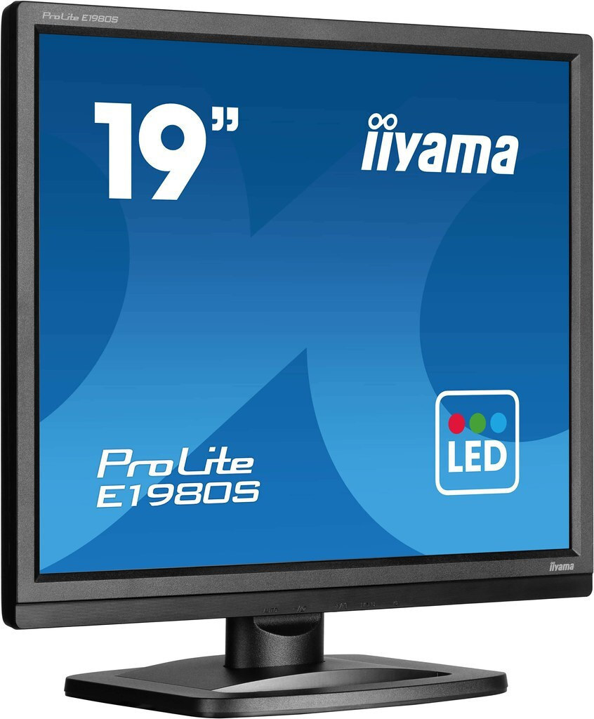 Iiyama ProLite E1980S-B1 TN Monitor 19" 1280x1024 with Response Time 3ms GTG