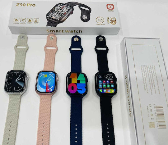 Z90 Pro 49mm Smartwatch with Heart Rate Monitor (Black) vista 4