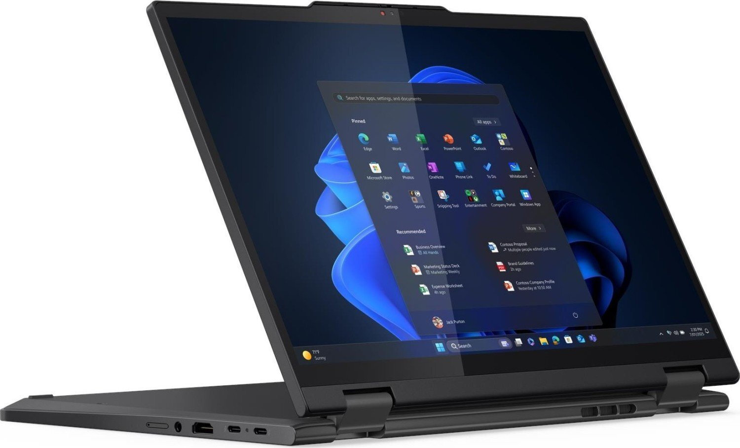 Ultrabook ThinkPad T14s 2in1 G1 14" IPS FHD+ Touchscreen (Ultra 5-225U/16GB/512GB SSD/W11 Pro) (US Keyboard) view 1