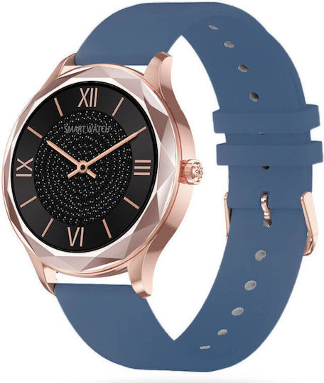 Pacific 27-3 50mm Smartwatch with Heart Rate Monitor (Rose Gold)