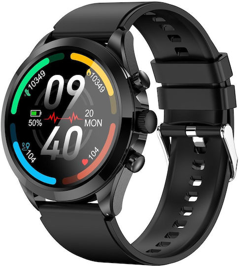 ET440 Smartwatch with Heart Rate Monitor (Black)