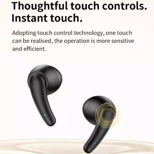 Awei T75 Earbud Bluetooth Handsfree Earphones with Sweat Resistance and Charging Case Black view 3