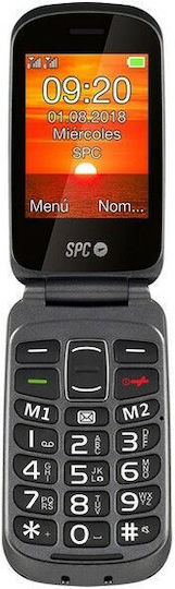 SPC Goliath Dual SIM Mobile with Large Buttons (English Menu) Black view 2