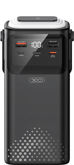 XO PR285 Power Bank 30000mAh with 2 USB-A Ports and USB-C Port Power Delivery / Quick Charge 2.0 Black