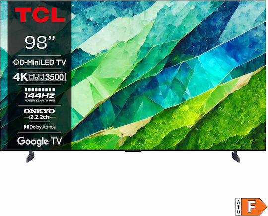 TCL Smart Television 98" 4K UHD Mini LED 98C855 HDR (2024) view 2