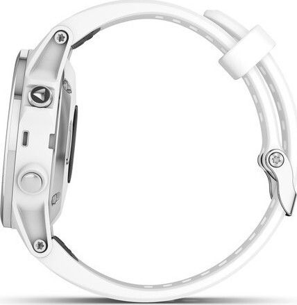 Garmin Fenix 5 Plus Stainless Steel 42mm Waterproof Smartwatch with Heart Rate Monitor (White) view 9