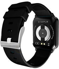 Hamed Quadrant Smartwatch with Heart Rate Monitor (Black) view 2