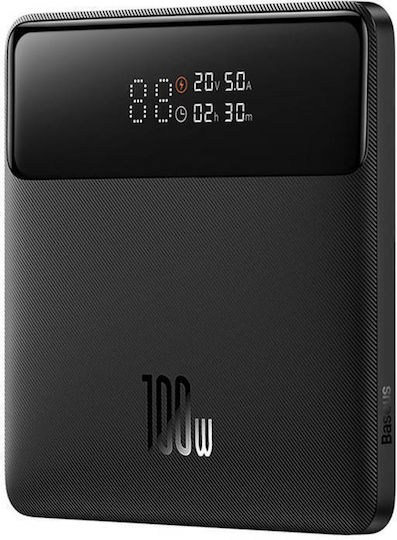 Baseus Blade HD Edition Power Bank 20000mAh 100W with 2 USB-A Ports and 2 USB-C Ports Black view 5