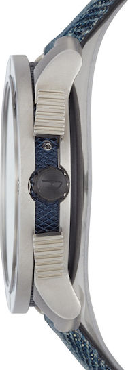 Diesel Axial Stainless Steel 48mm Smartwatch with Heart Rate Monitor (Blue) view 2