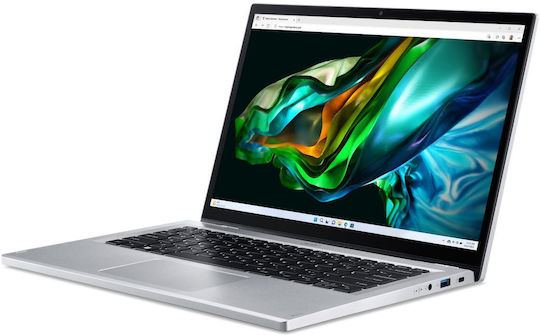 Acer Aspire 3 Spin A3SP14-31PT-39P6 14" IPS FHD Touchscreen (i3-N305/8GB/256GB SSD/W11 S) Silver (UK Keyboard) view 4