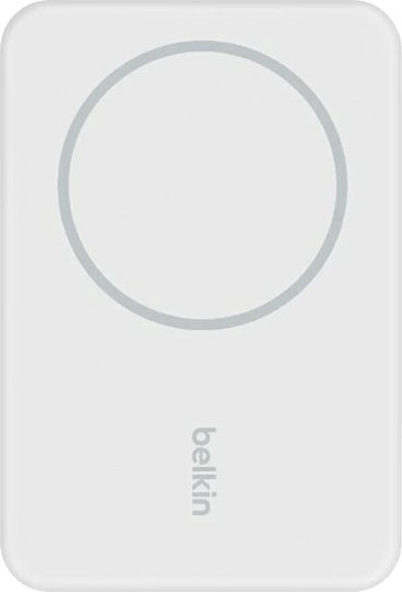 Belkin Boostcharge MagSafe Power Bank 5000mAh White view 3