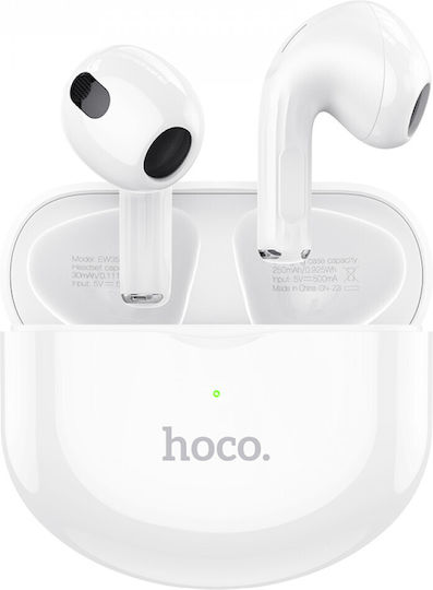 Hoco EW35 Earbud Bluetooth Handsfree Earphones with Charging Case White view 1