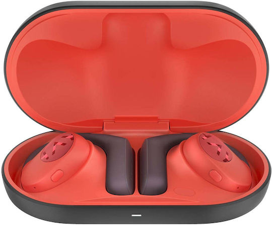 Haylou PurFree Buds Bluetooth Handsfree Earphones with Sweat Resistance and Charging Case Orange view 2