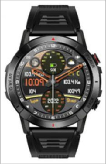 TKY-NX10 Smartwatch with Heart Rate Monitor (Black)