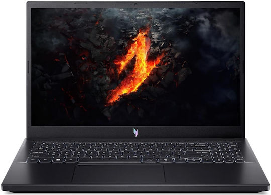 Acer Nitro V 15 ANV15-41 15.6" FHD 144Hz (Ryzen 7-7735HS/32GB/1TB SSD + 1TB SSD/GeForce RTX 4060/W11 Home) Obsidian Black (US Keyboard) vue 8