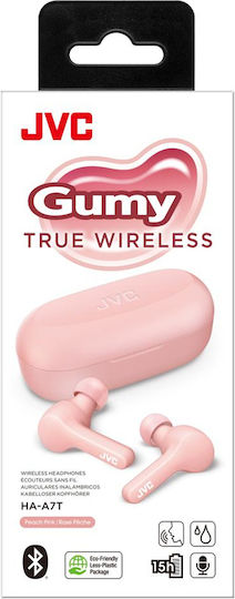 JVC HA-A7T In-ear Bluetooth Handsfree Earphones with Sweat Resistance and Charging Case Pink view 7