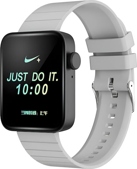 Smartwatch Miniwatch Collection Idealstore 1.78 Inch Hd Amoled Display Bluetooth Call Message Handling Heart Rate Monitoring Voice Assistant Built-in Speaker Microphone Mp3 Playback Ip68 Alarm Android-ios Long Battery Life Gray Edition