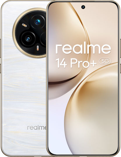 Realme 14 Pro+ 5G Dual SIM (12GB/512GB) Pearl White view 3