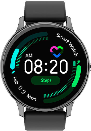 NO.1 DT88 Pro Smartwatch with Heart Rate Monitor (Black) view 4