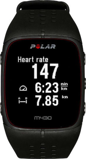 Polar M430 HR 40mm Waterproof Smartwatch with Heart Rate Monitor (Black) view 6
