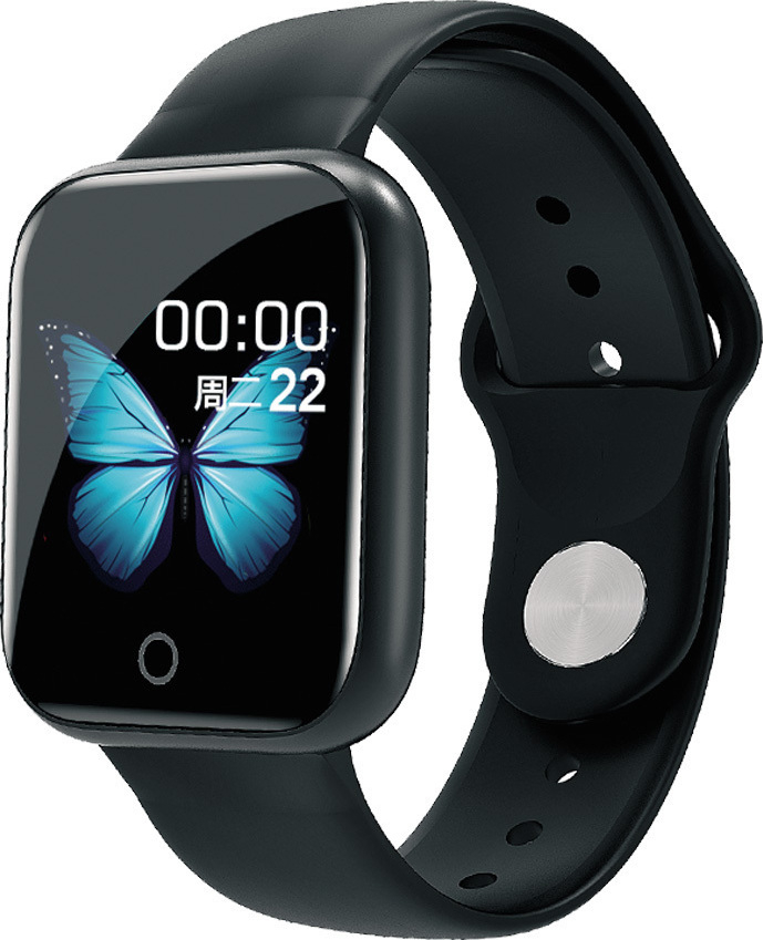 AKST-01 Smartwatch with Heart Rate Monitor (Black)