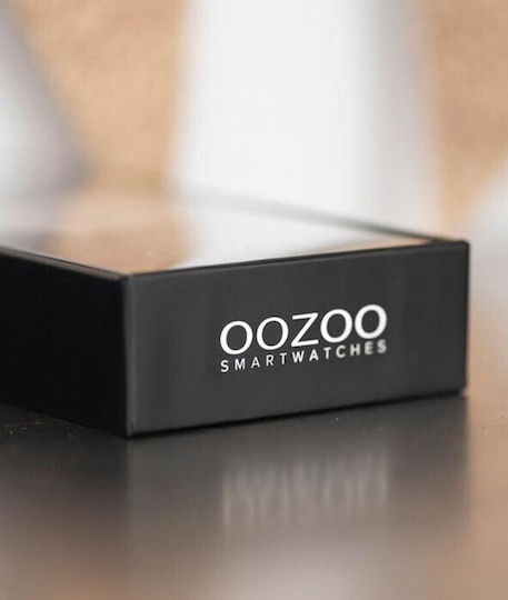 Oozoo Q00318 45mm Smartwatch with Heart Rate Monitor (Gold / Pink) view 5