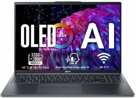 Acer SWIFT GO 16 16" OLED 120Hz (Ultra 9-185H/32GB/1TB SSD/W11 Home) (ES Keyboard)