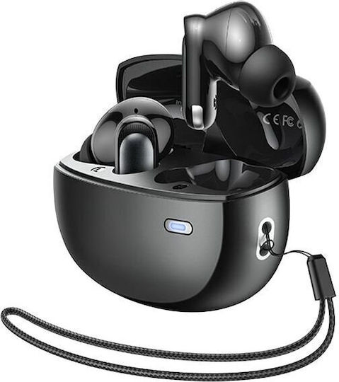 Remax TWS-02 In-ear Bluetooth Handsfree Earphones with Charging Case Black