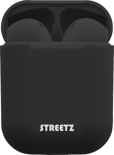 Streetz TWS-0003 Earbud Bluetooth Handsfree Earphones with Charging Case Black vue 2