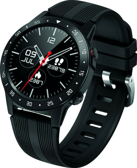 MaxCom FW37 Argon Smartwatch with Heart Rate Monitor (Black) view 2