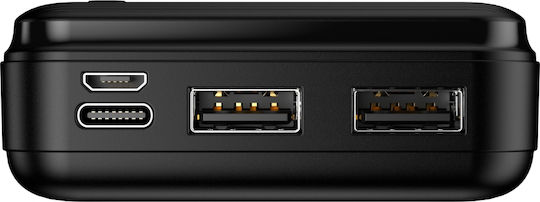 Maxlife MXPB-01 Power Bank 20000mAh with 2 USB-A Ports Black vue 5