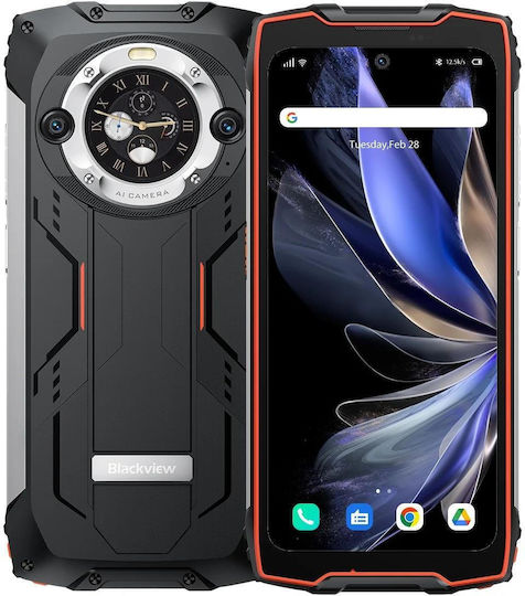 BlackView BV9300 Pro Dual SIM (12GB/256GB) Resistant Smartphone Orange view 1