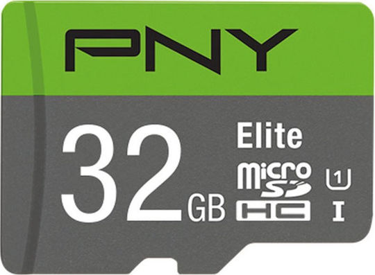 PNY Elite microSDHC 32GB U1 UHS-I 100MB/s With Adapter view 3