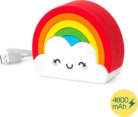 Legami Milano My Super Power 4800mAh with USB-A Port Rainbow