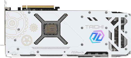 ASRock Radeon RX 7900 XTX 24GB GDDR6 Taichi White OC Graphics Card vue 5