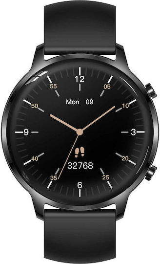 Jaga JS16 Smartwatch with Heart Rate Monitor (Black)