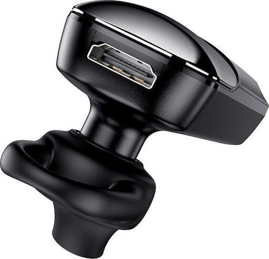 Hoco E57 Essential Earbud Bluetooth Handsfree Earphone Black view 3